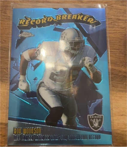 2003 Topps Chrome Record Breakers #RB26 Rod Woodson — front