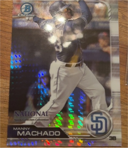 2019 Bowman Chrome #31 Manny Machado — front