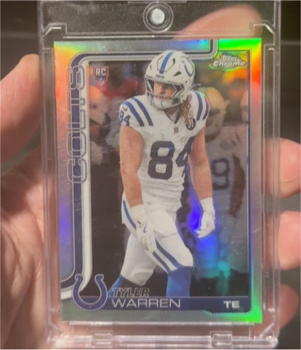 2025 Topps Chrome #346 Tyler Warren — front