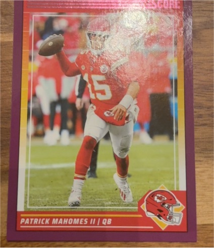 2024 Score #137 Patrick Mahomes II — front