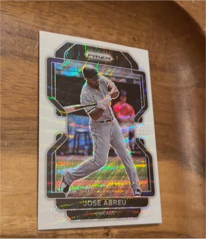 2022 Panini Prizm #155 Jose Abreu White Wave Prizm — front
