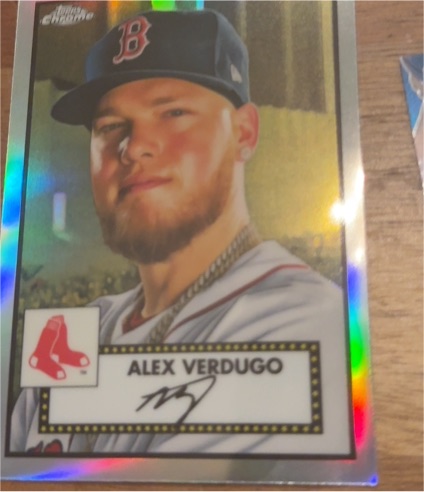 2021 Topps Chrome Platinum Anniversary #240 Alex Verdugo Boston Red Sox — front