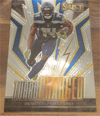 2023 Panini Select #TUR-DKM DK Metcalf Turbo Charged — front