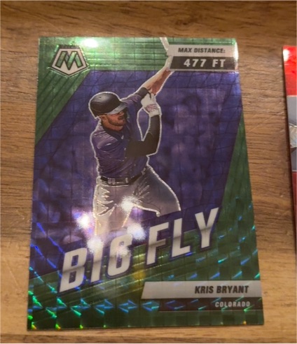 2022 Panini Mosaic Big Fly #BF-4 Kris Bryant — front