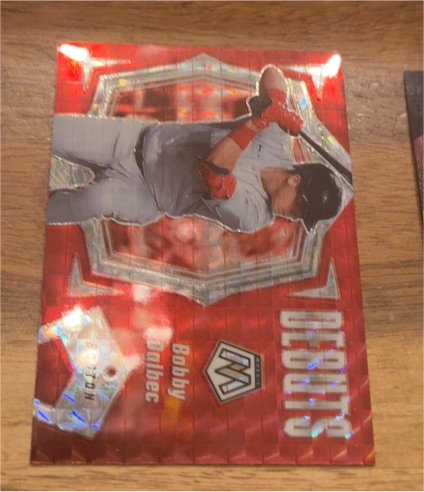 2021 Panini Mosaic Debuts #PD18 Bobby Dalbec — front