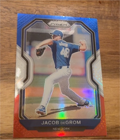 2021 Panini Prizm #111 Jacob deGrom — front