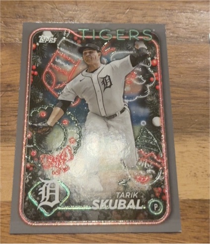 2024 Topps Holiday #H144 Tarik Skubal — front