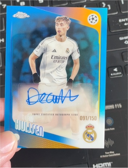 2025-26 Topps Chrome UEFA Club Competitions #BA-DH Dean Huijsen — front