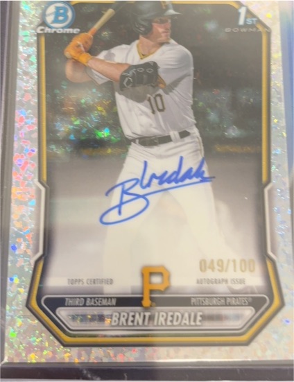 2026 Bowman Chrome #CPA-BI Brent Iredale — front