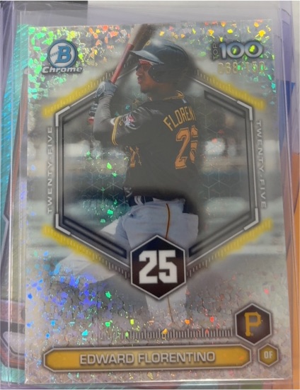2026 Bowman Chrome Top 100 #BTP-25 Edward Florentino — front