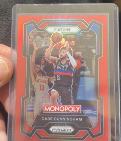 2023-24 Panini Prizm Monopoly #25 Cade Cunningham — front