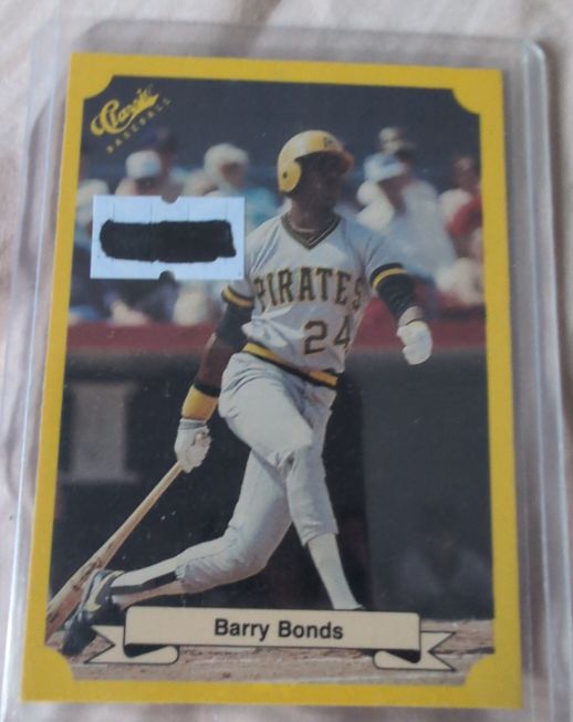 1987 Classic Update Yellow Travel Edition #113 Barry Bonds — front