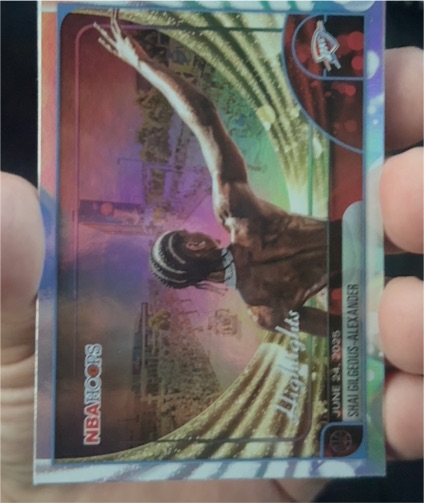 2025-26 Topps NBA Hoops #268 Shai Gilgeous-Alexander Highlights — front
