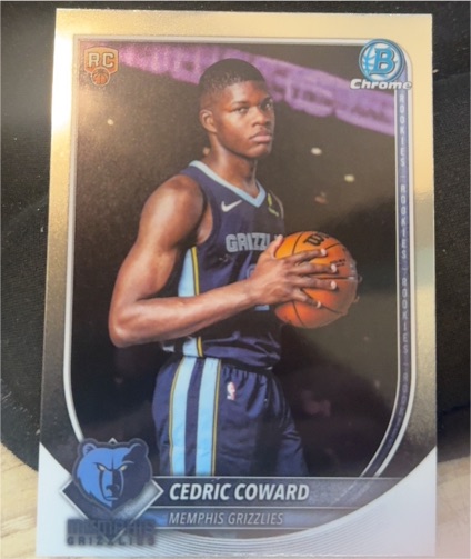 2025-26 Bowman Chrome #BCV-11 Cedric Coward — front