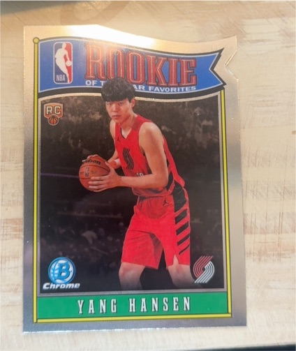 2025 Bowman Chrome Rookie Favorites #RY-15 Yang Hansen — front