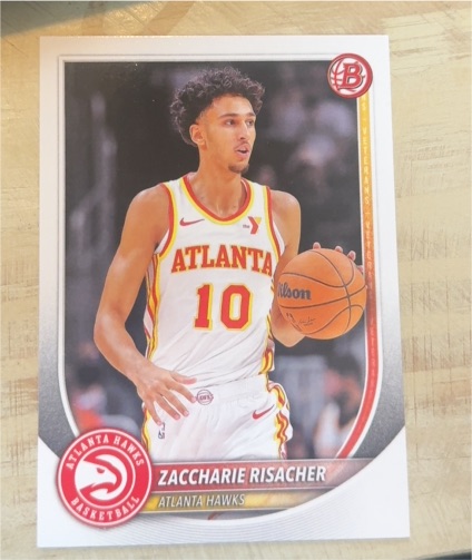 2025-26 Bowman Basketball #84 Zaccharie Risacher — front