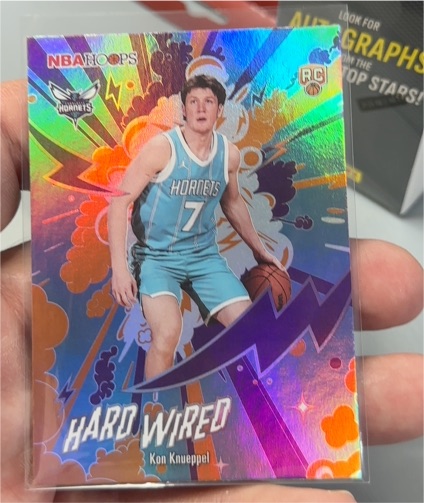 2025-26 Topps NBA Hoops Hardwired #HW-24 Kon Knueppel — front