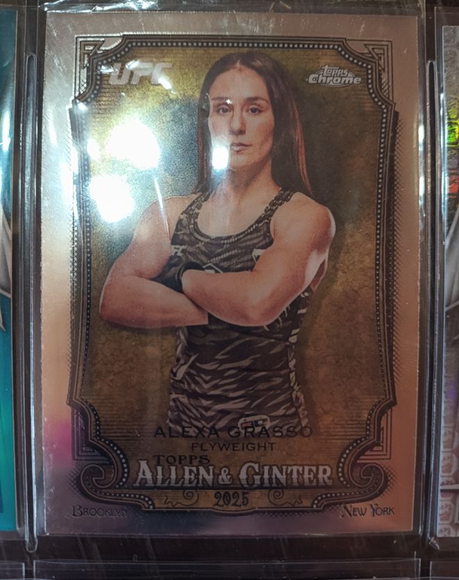 2025 Topps Chrome Allen & Ginter #AG-28 Alexa Grasso — front