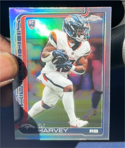 2025 Topps Chrome #330 RJ Harvey — front