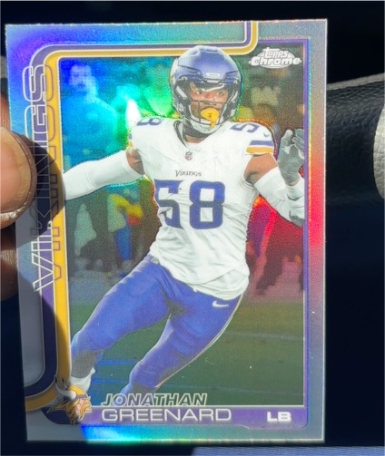 2025 Topps Chrome #197 Jonathan Greenard — front