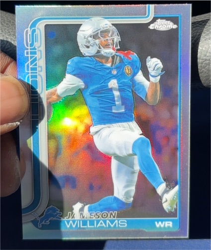 2025 Topps Chrome #97 Jameson Williams — front