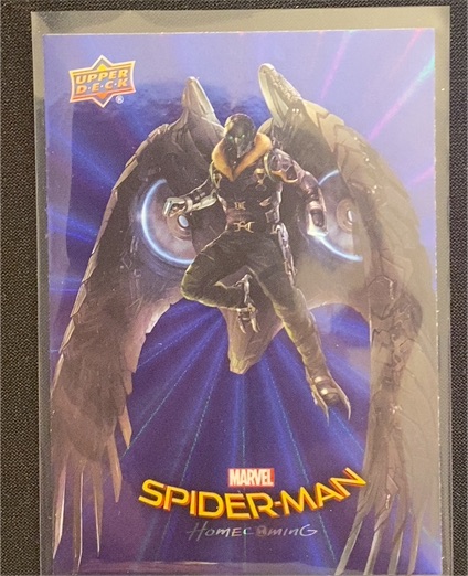 2017 Upper Deck Spider-Man Homecoming #RB-5 Vulture Blue Foil — front
