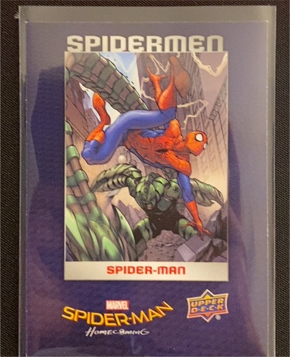 2017 Upper Deck Spider-Man Homecoming Spider-Men #SM1 Spider-Man — front