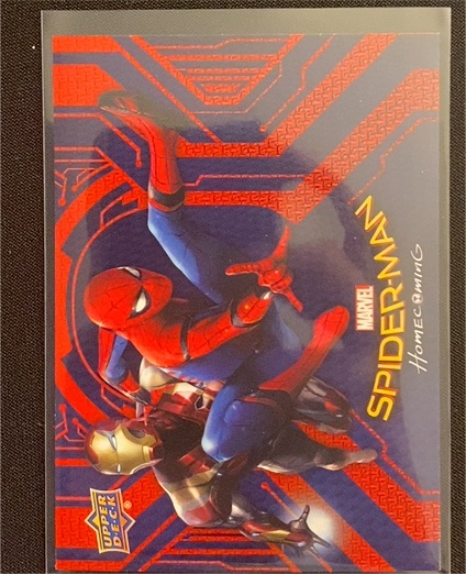 2017 Upper Deck Spider-Man Homecoming #RB-12 Spider-Man Iron Man — front