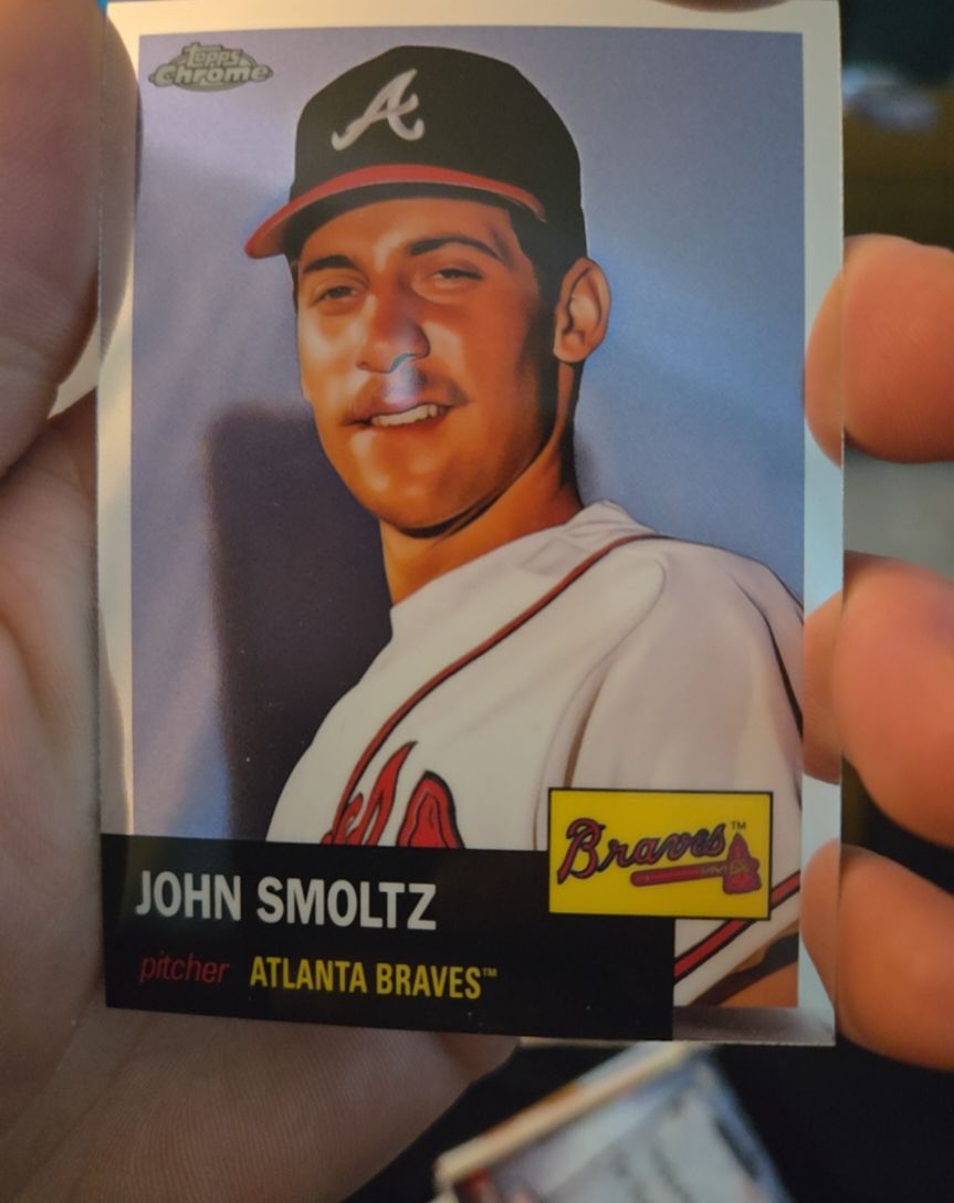 2022 Topps Chrome Platinum Anniversary #251 John Smoltz — front