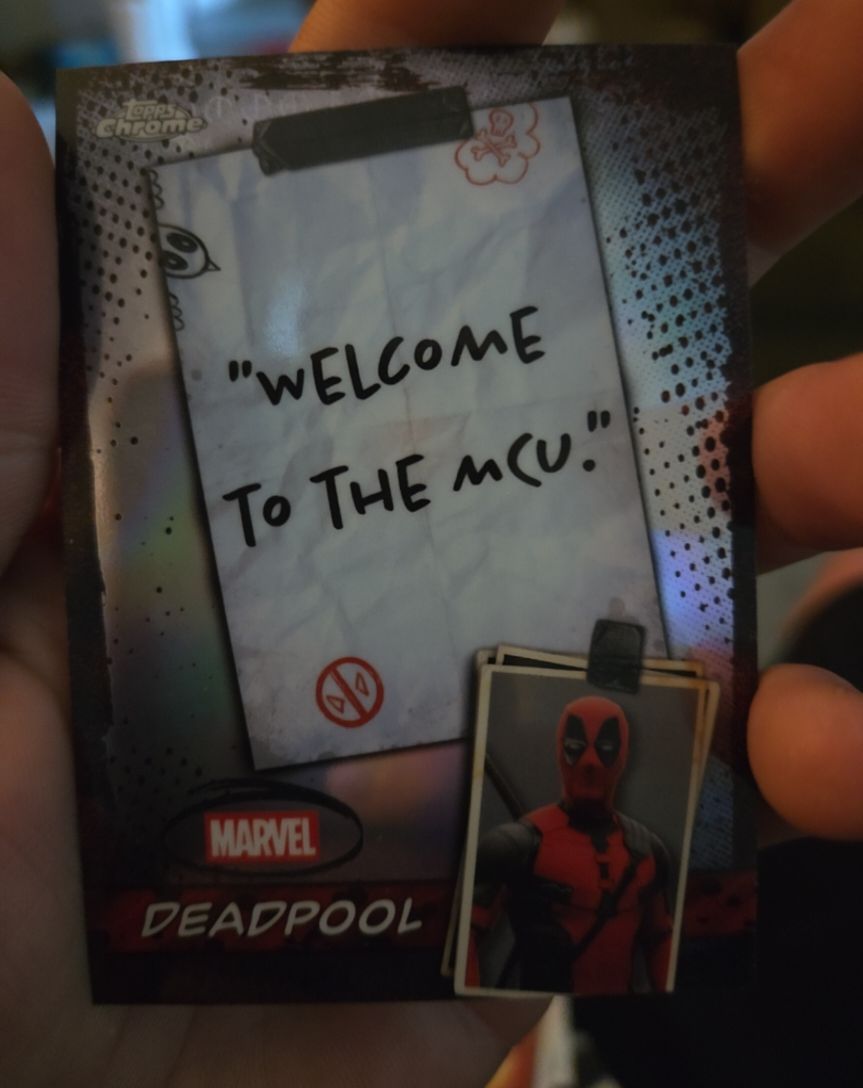 2025 Topps Chrome Deadpool #WM-07 Welcome to the MCU — front