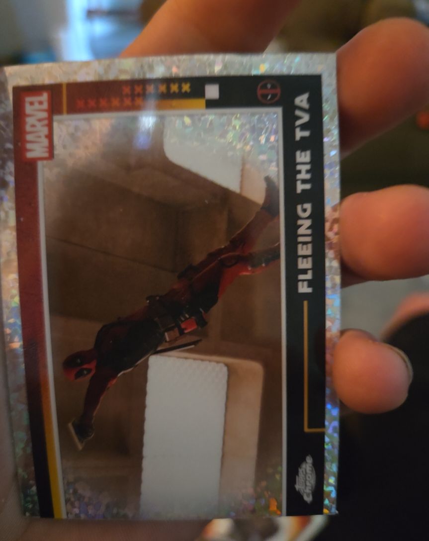2025 Topps Chrome Deadpool #63 Fleeing The TVA — front