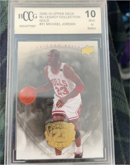 2009-10 Upper Deck MJ Legacy Collection Gold #31 Michael Jordan — front