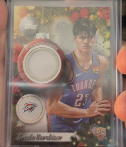 2025-26 Topps Holiday #PR-BA Brooks Barnhizer — front