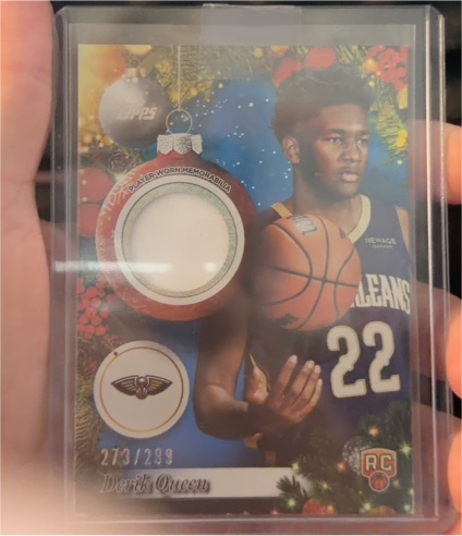 2025-26 Topps Holiday #PR-DQ Derik Queen — front
