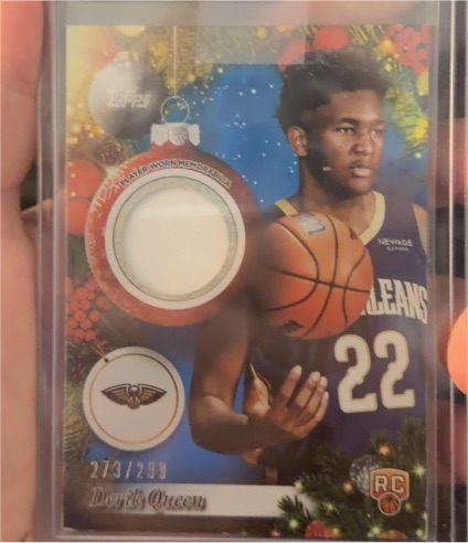 2025-26 Topps Holiday #PR-DQ Derik Queen — front