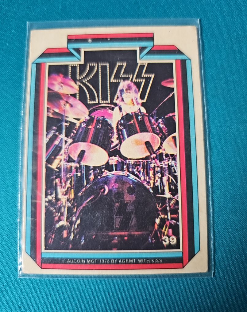 1978 Donruss Kiss #39 Peter Criss — front