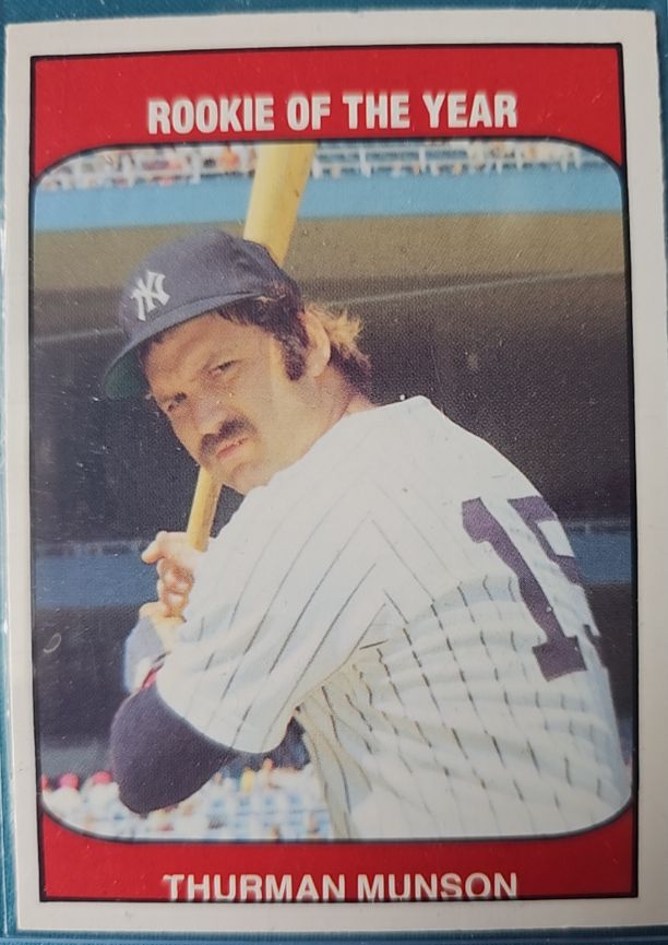 1985 TCMA Rookie of the Year #NNO Thurman Munson — front