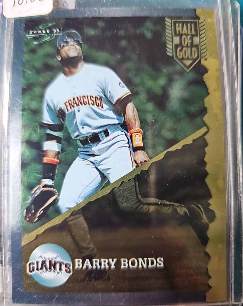 1995 Score Hall of Gold #HG16 Barry Bonds — front
