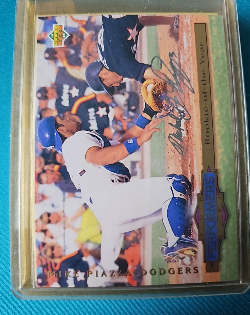 1994 Upper Deck Collector's Choice #310 Mike Piazza Top Performers Rookie of the Year — front