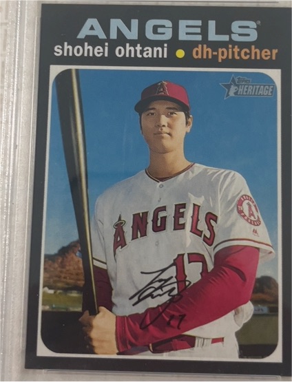 2020 Topps Heritage #433 Shohei Ohtani — front