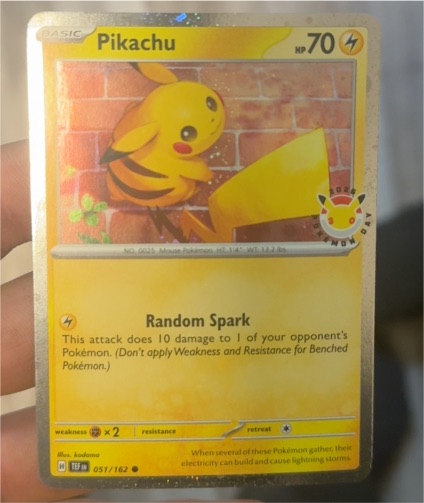 2024 Pokémon #051 Pikachu — front