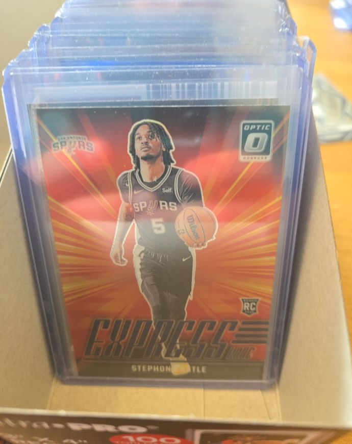 2024 Donruss Optic Express Lane #1 Stephon Castle — front