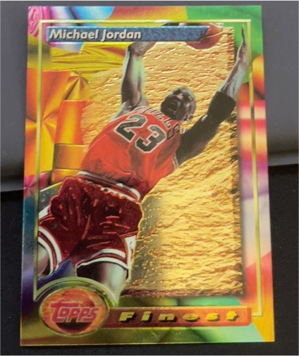 1993-94 Topps Finest #1 Michael Jordan — front