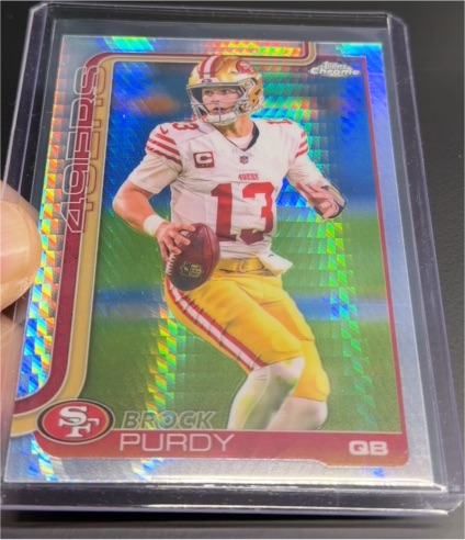2025 Topps Chrome #262 Brock Purdy — front