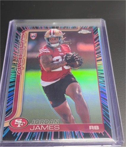 2025 Topps Chrome #329 Jordan James — front