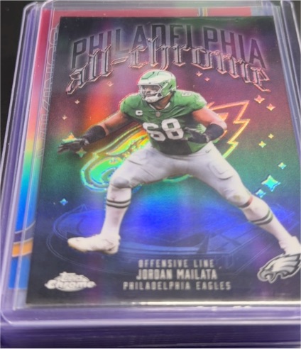 2025 Topps Chrome #ACT-12 Jordan Mailata — front