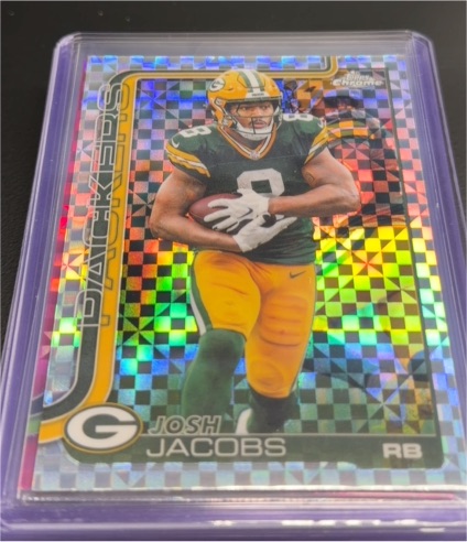 2025 Topps Chrome #110 Josh Jacobs — front