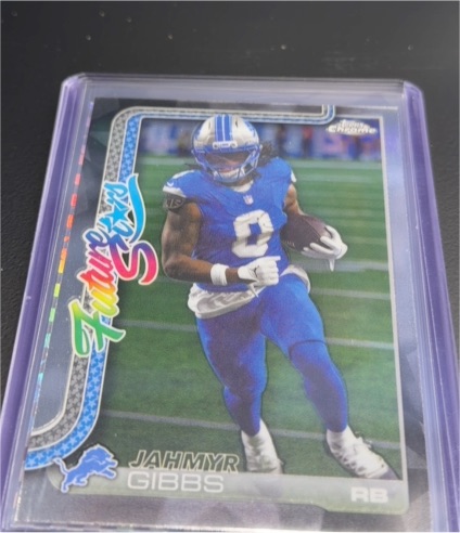 2025 Topps Chrome #FS-10 Jahmyr Gibbs Future Stars — front