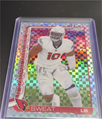 2025 Topps Chrome #10 Josh Sweat — front