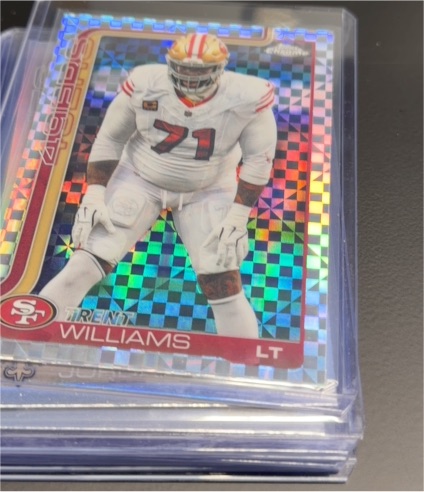 2025 Topps Chrome #265 Trent Williams — front